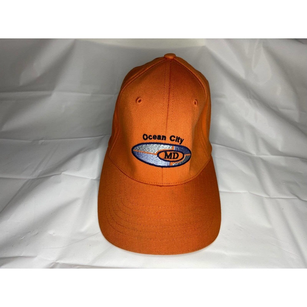 Vintage Orange Baseball Hat - Ocean City, MD